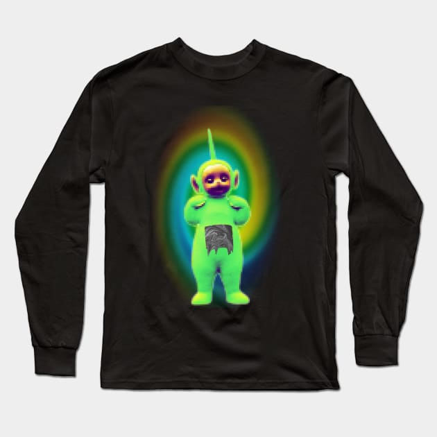 Pixelated DIPSY Long Sleeve T-Shirt by AKartwork